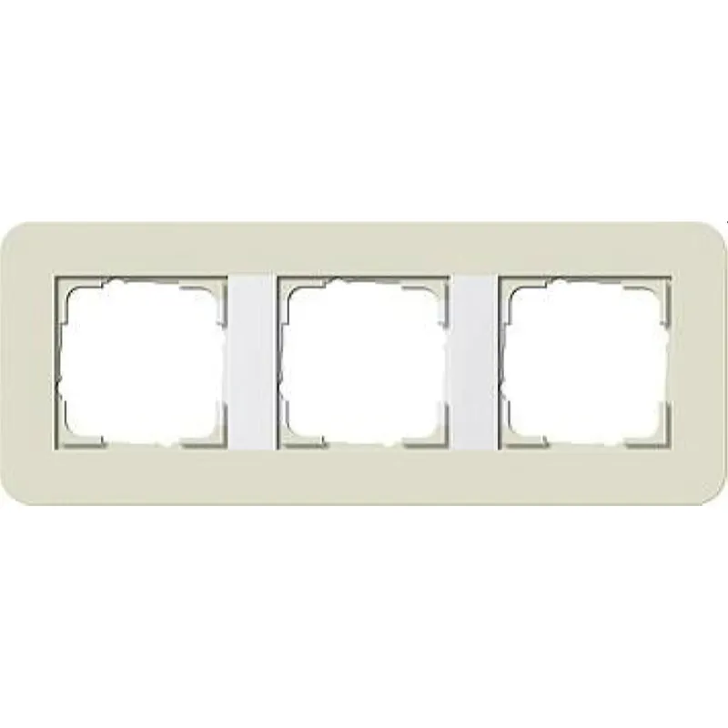 Gira Rahmen 0213417 3fach E3 Sand/Reinweiss