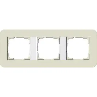 Gira Rahmen 0213417 3fach E3 Sand/Reinweiss