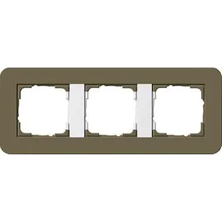 Gira Rahmen 0213416 3fach E3 Umbra/Reinweiss