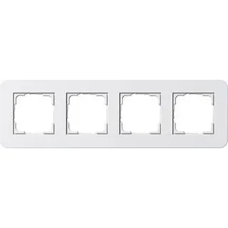 Gira Rahmen 0214410 4fach E3 Reinweiss/Reinweiss