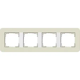 Gira Rahmen 0214417 4fach E3 Sand/Reinweiss