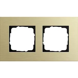 Gira Rahmen 0212217 2fach Esprit Aluminium Hellgold