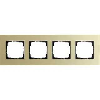 Gira Rahmen 0214217 4fach Esprit Aluminium Hellgold