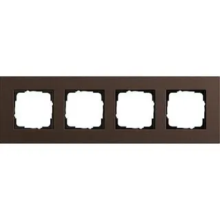 Gira Rahmen 0214223 4fach Esprit Lin.Mpx.Dunkelbraun