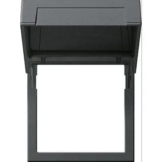 Gira Montagerahmen 265828 Klappdeckel System 55 anthrazit