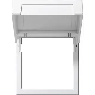 Gira Montagerahmen 265803 Klappdeckel System 55 reinweiss