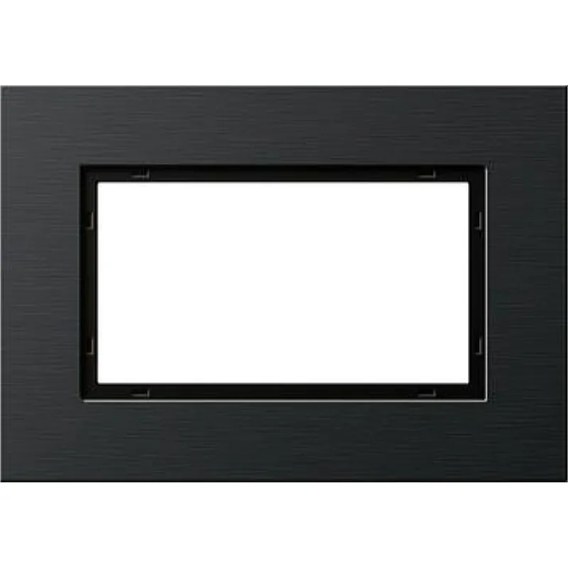 Gira Rahmen 1001126 1,5fach Esprit Aluminium schwarz