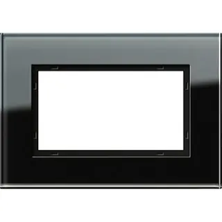 Gira Rahmen 100105 1,5fach Gira Esprit Glas schwarz