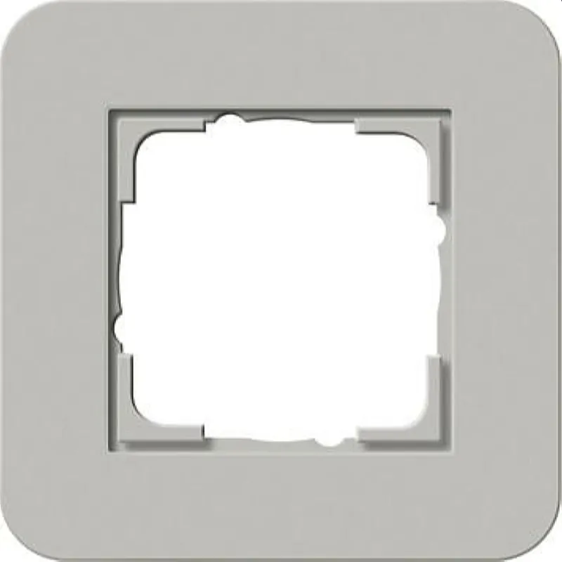 Gira Rahmen 0211412 1fach E3 Grau/Reinweiss