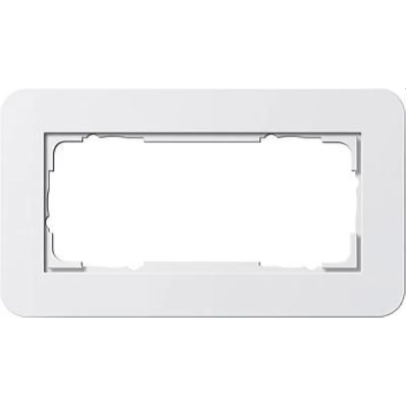 Gira Rahmen 1002410 2fach E3 Reinweiss/Reinweiss