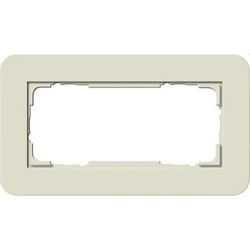 Gira Rahmen 1002417 2fach E3 Sand/Reinweiss