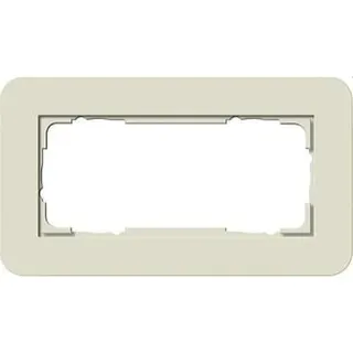 Gira Rahmen 1002417 2fach E3 Sand/Reinweiss