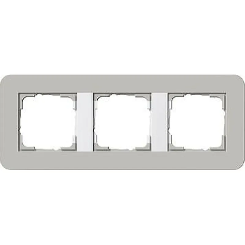 Gira Rahmen 0213412 3fach E3 Grau/Reinweiss