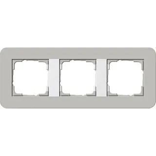 Gira Rahmen 0213412 3fach E3 Grau/Reinweiss