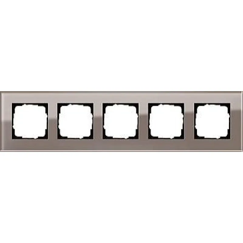 Gira Rahmen 0215122 5fach Esprit Glas Umbra