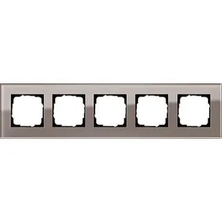 Gira Rahmen 0215122 5fach Esprit Glas Umbra