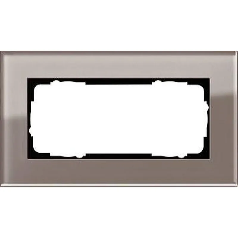 Gira Rahmen 1002122 2fach o.M. Esprit Glas Umbra