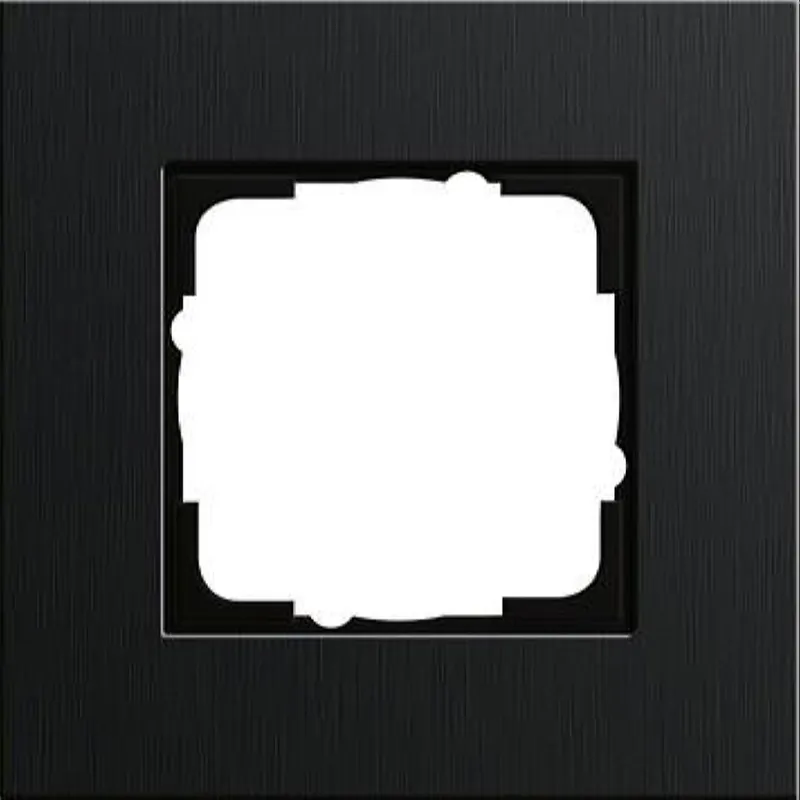 Gira Rahmen 0211126 1fach Esprit aluminium schwarz