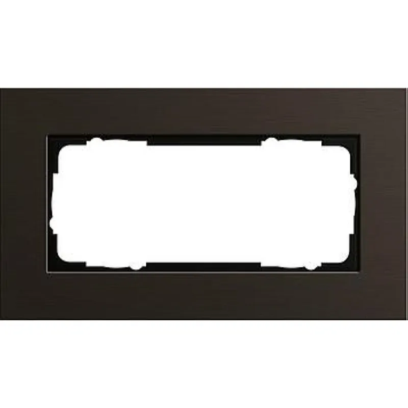 Gira Rahmen 1002127 2fach Esprit Aluminium Braun