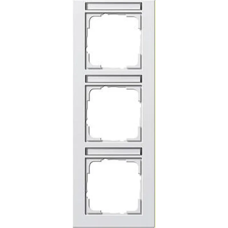 Gira Rahmen 110329 3fach BSF senkr. E2 reinweiss