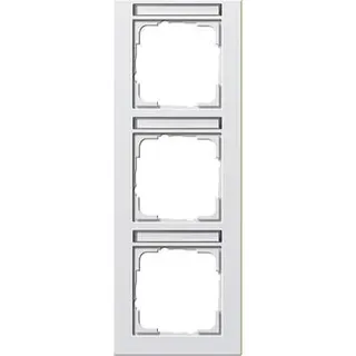 Gira Rahmen 110329 3fach BSF senkr. E2 reinweiss