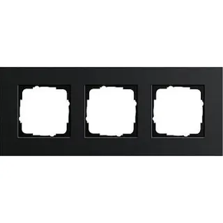 Gira Rahmen 0213126 3fach Esprit Aluminium schwarz