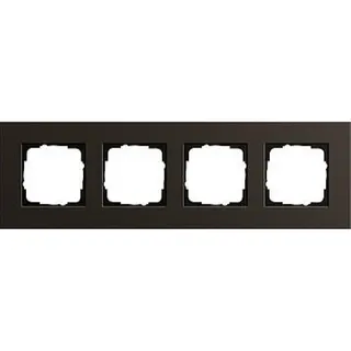 Gira Rahmen 0214127 4fach Esprit Aluminium Braun