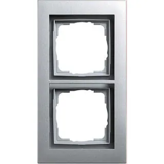 Gira Adapterrahmen 1254651 2fach ITS 30 Farbe Alu