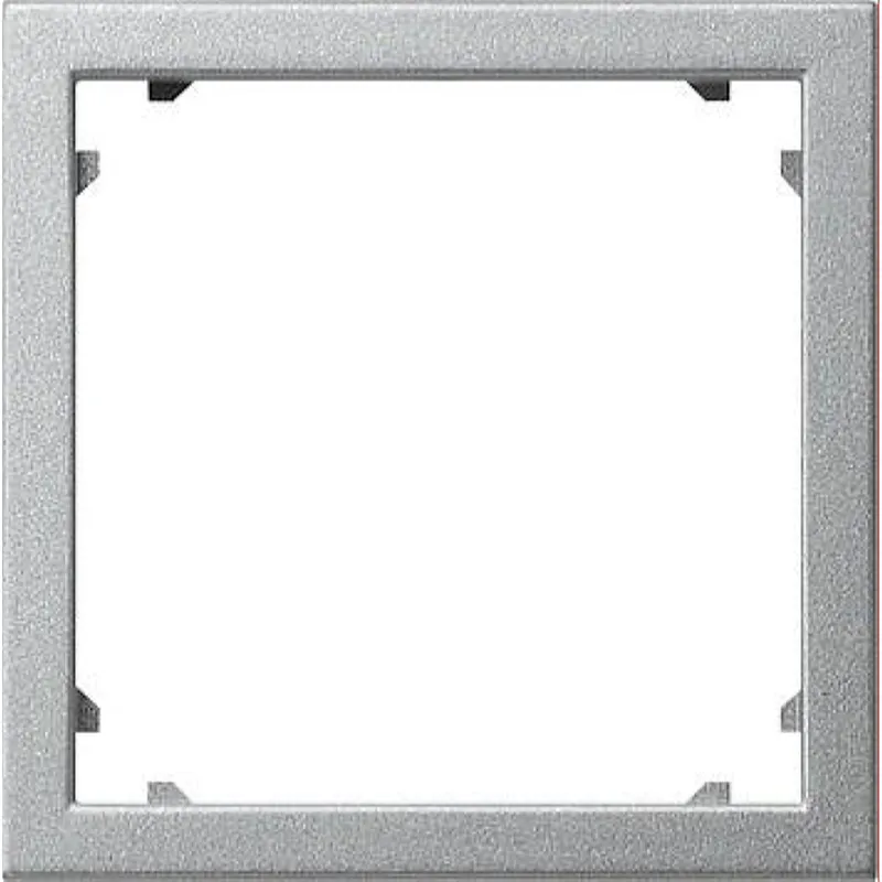 Gira Adapterrahmen 028326 45x45 quad System 55 Farbe Alu