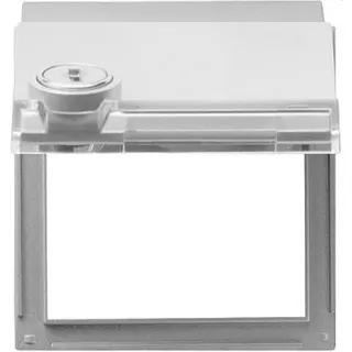 Gira Adapterrahmen 069465 BSF Schloss sort TX_44 WG UP Alu