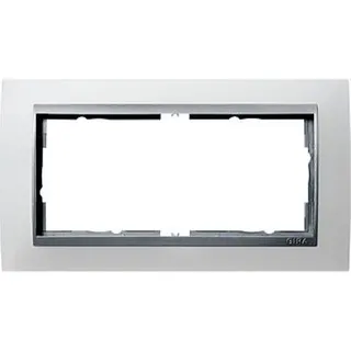 Gira Rahmen 100250 2fach ZR Alu Event Opak weiss