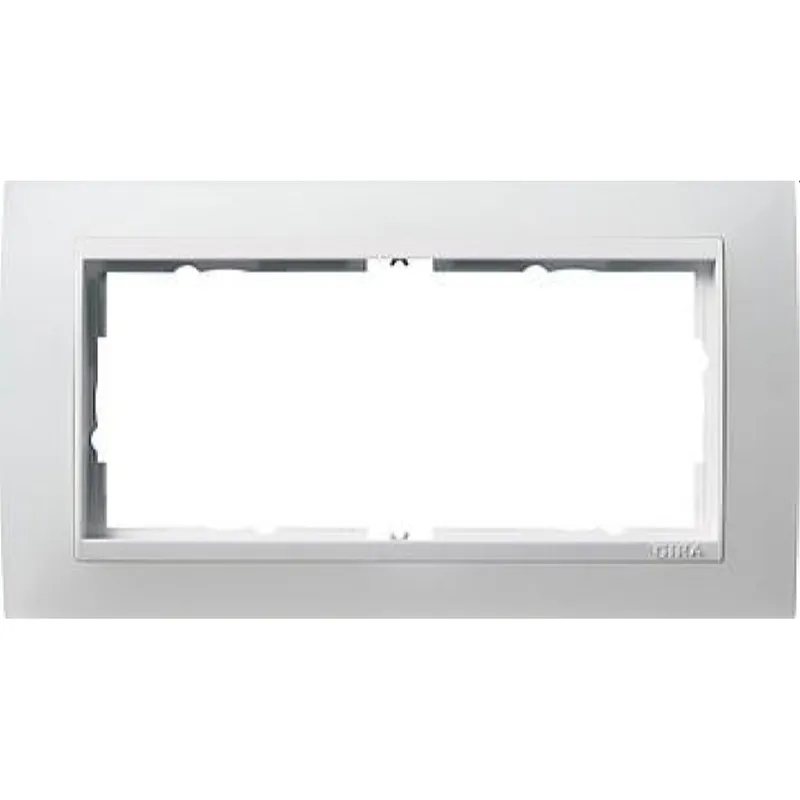 Gira Rahmen 1002334 2fach ZR rw Event Opak weiss