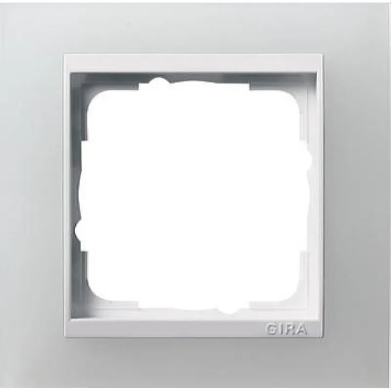 Gira Rahmen 0211334 1fach + ZR rw Event Opak weiss