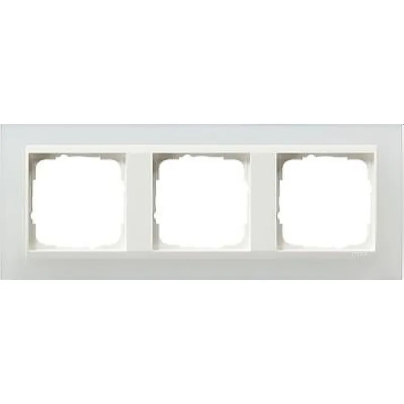 Gira Rahmen 0213334 3fach + ZR rw Event Opak weiss