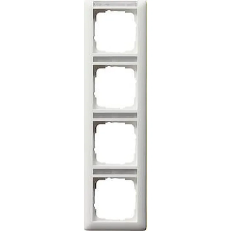 Gira Rahmen 111427 4fach BSF senk Standard 55 rw m
