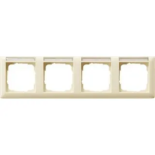 Gira Rahmen 109401 4fach BSF waag Standard 55 cw