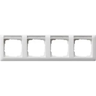 Gira Rahmen 109403 4fach BSF waag Standard 55 rw