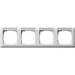 Gira Rahmen 109427 4fach BSF waag Standard 55 rw m