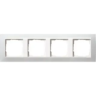 Gira Rahmen 0214334 4fach + ZR rw Event Opak weiss