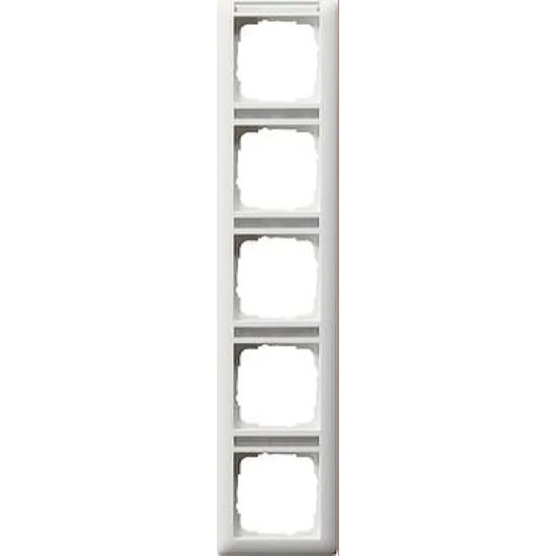 Gira Rahmen 111527 5fach BSF senk Standard 55 rw m