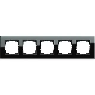 Gira Rahmen 021505 5fach Esprit Glas schwarz