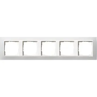 Gira Rahmen 0215334 5fach + ZR rw Event Opak weiss