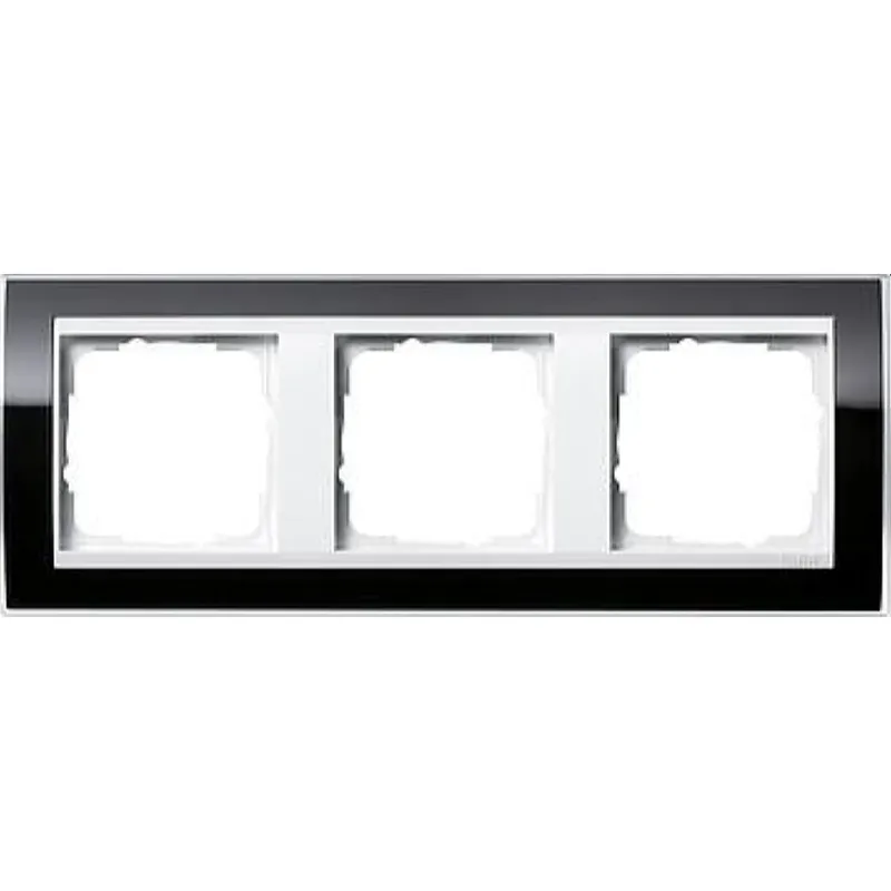 Gira Rahmen 0213733 3fach + ZR rw Event Klar schwarz