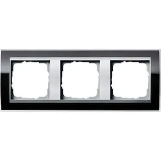 Gira Rahmen 0213736 3fach ZR Alu Event Klar schwarz