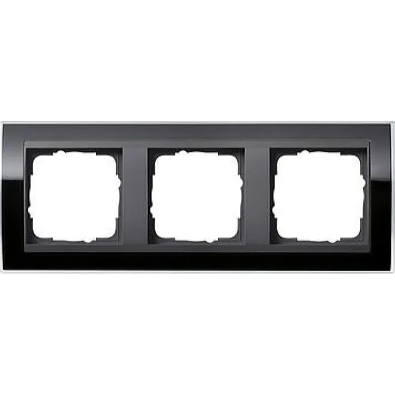 Gira Rahmen 0213738 3fach ZR ant Event Klar schwarz