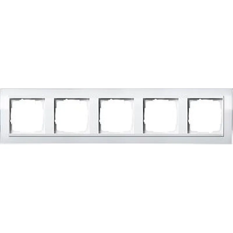 Gira Rahmen 0215723 5fach + ZR rw Event Klar weiss