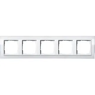 Gira Rahmen 0215723 5fach + ZR rw Event Klar weiss