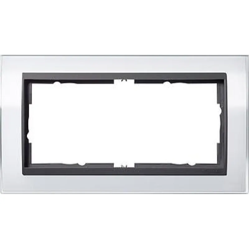 Gira Rahmen 1002728 2fach ZR ant Event Klar weiss
