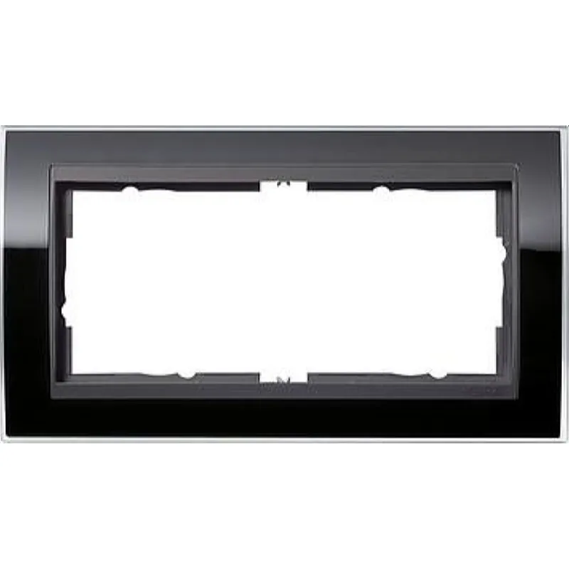 Gira Rahmen 1002738 2fach ZR ant Event Klar schwarz