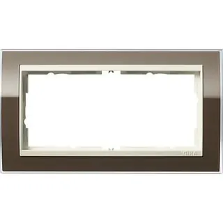 Gira Rahmen 1002761 2fach ZR cw Event Klar Braun
